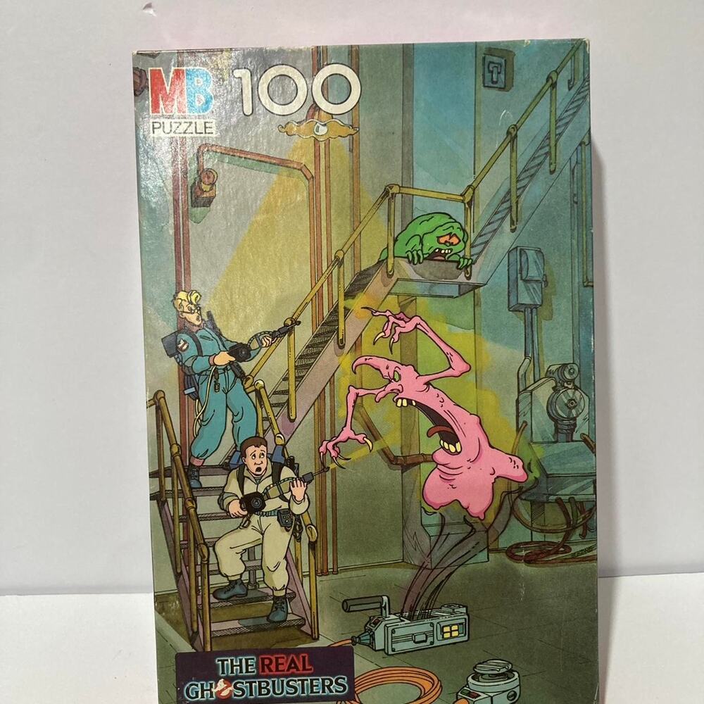 Vintage 1987 Milton Bradley The Real Ghostbusters 100 Piece Puzzle